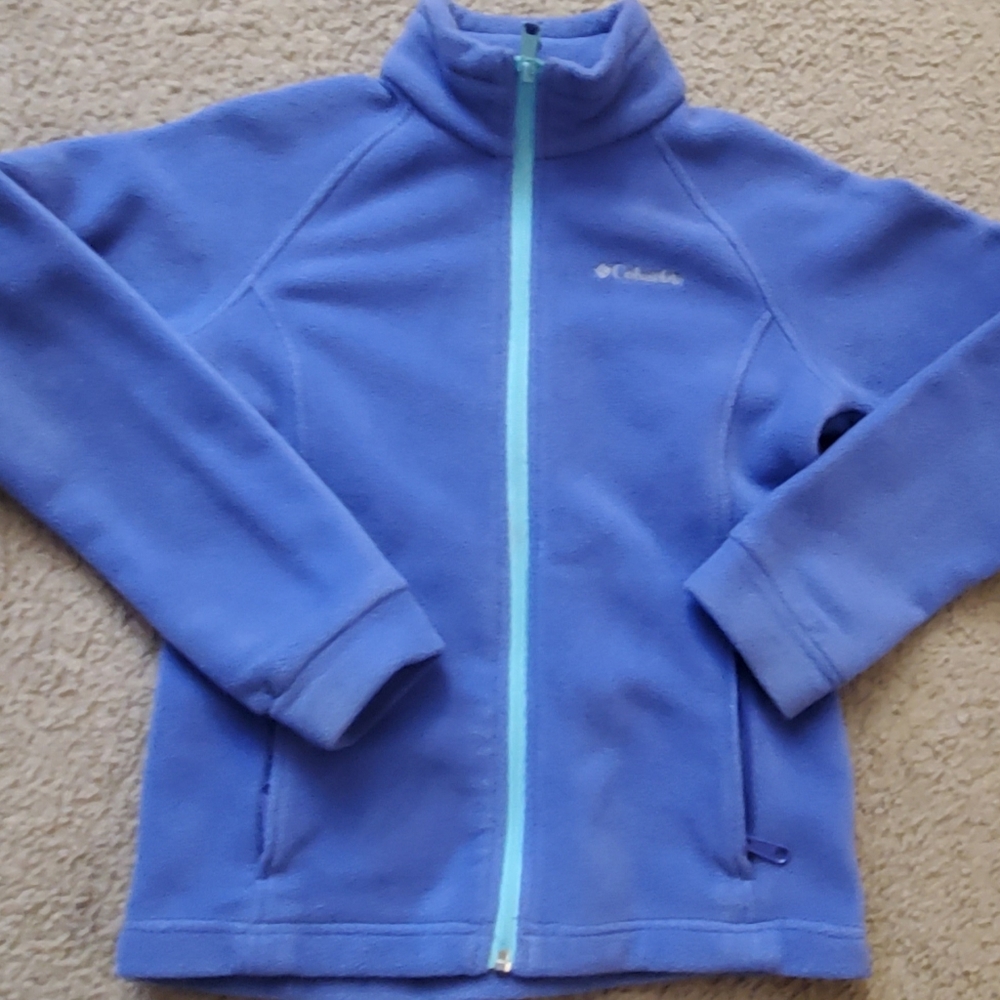 Columbia girls fleece sweater. Medium